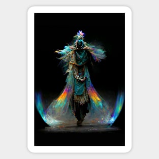 Dancing Shaman Sticker